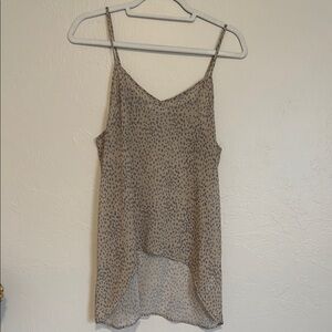 Express Tan Asymmetrical Camisole Top